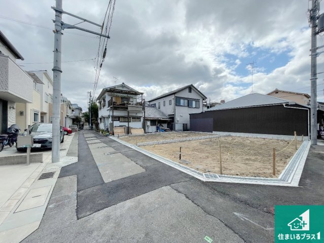 西宮市鳴尾町　第2期　新築一戸建ての前面道路含む現地写真|周辺は落ち着いた街並みの住宅地！子育てがしやすい住環境です！まだ未完成ですが、現地でしかわからない事もございます。是非一度ご覧ください。