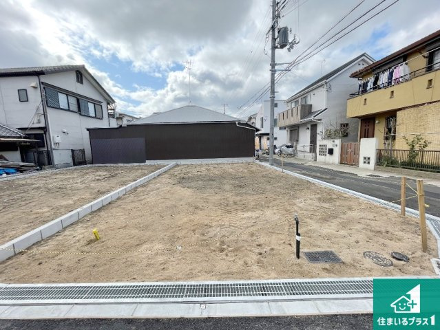 西宮市鳴尾町　第2期　新築一戸建ての外観|周辺は落ち着いた街並みの住宅地！子育てがしやすい住環境です！まだ未完成ですが、現地でしかわからない事もございます。是非一度ご覧ください。