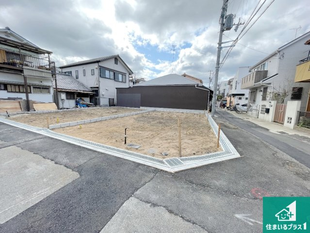 西宮市鳴尾町　第2期　新築一戸建ての前面道路含む現地写真|周辺は落ち着いた街並みの住宅地！子育てがしやすい住環境です！まだ未完成ですが、現地でしかわからない事もございます。是非一度ご覧ください。