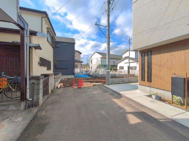 所沢市荒幡・全1棟　新築一戸建　～スカイバルコニー付～の前面道路含む現地写真|現地写真（2026年4月6日撮影）