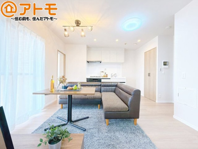 【居間・リビング】 | ライオンズマンション岳美 | 家族団らんのイメージは、リビングを思い浮かべませんか？リビングこそ広々としたお部屋が良いですね♪