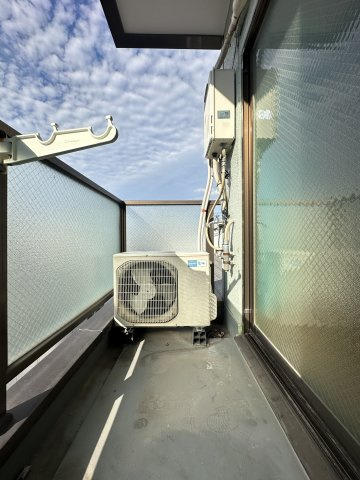 シティハイツあびこのバルコニー