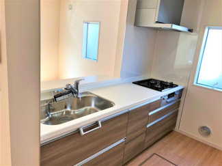 【キッチン】 | リーブルガーデン斑鳩町龍田3丁目 3期 全2棟 2号棟 | 施工例写真