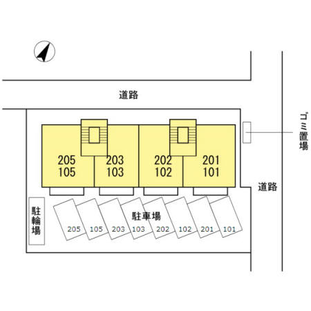 フレマリール国立の区画図
