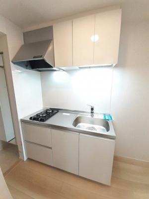 【キッチン】 | アクアプラ島田 1K | きれいなキッチンです