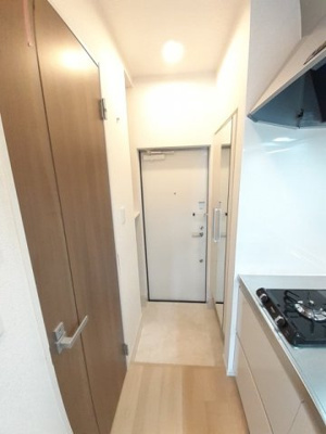 【玄関】 | アクアプラ島田 1K | きれいな玄関です