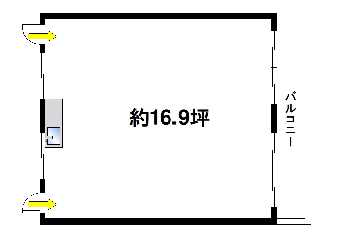 九条ハイツの間取り