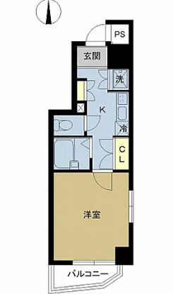 スカイコート両国第2の間取り