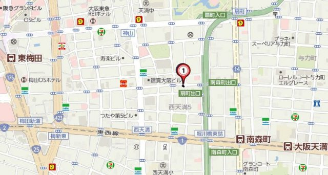 【地図】 | LOWLANDS西天満