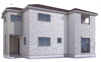 【外観パース】 | 鴻巣松原3期　Livele Garden.S　新築戸建　全5棟　1号棟 | 1号棟