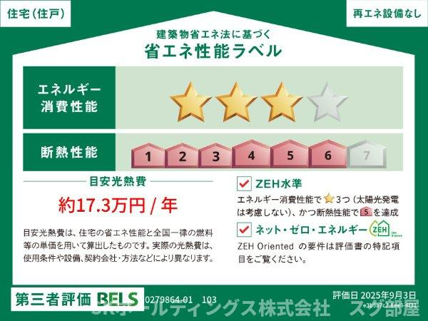 モルゲン・チェーロの省エネ性能ラベル