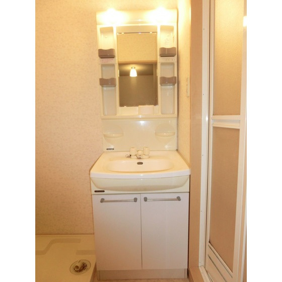 熊本市中央区琴平１丁目の賃貸マンションの独立洗面台