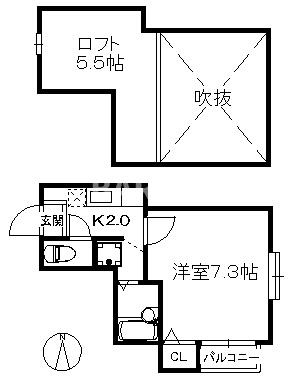 福岡市早良区室見３丁目のアパート