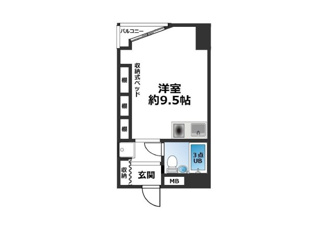 【間取り】 | 朝日プラザ湊川