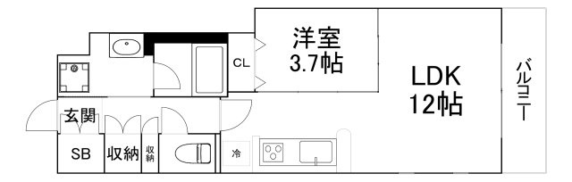 【間取り】 | URBAN TERRACE ABENO