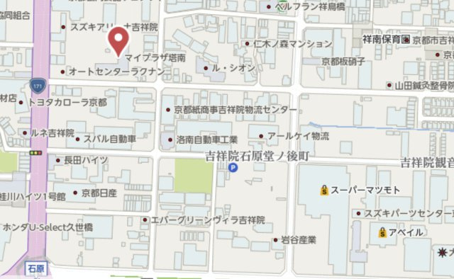 マイプラザ塔南　7階の地図