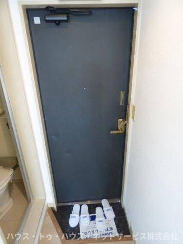 北柏第１４レジデンスの玄関