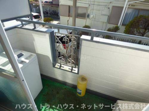 北柏第１４レジデンスのバルコニー