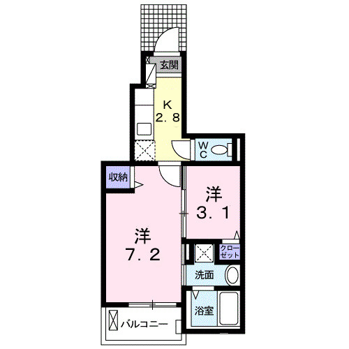 【間取り】 | エクシードⅠ | 間取図