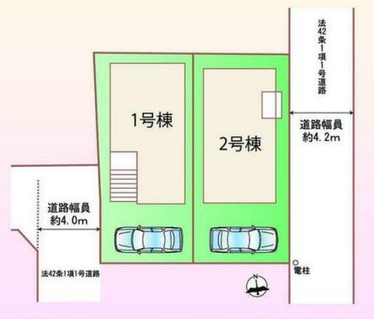神戸市垂水区霞ヶ丘6丁目の区画図
