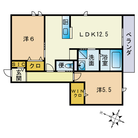 vivant横浜の間取り