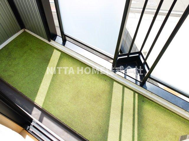 アーバンライフ新町のバルコニー|南向きバルコニーは日当たり良好□