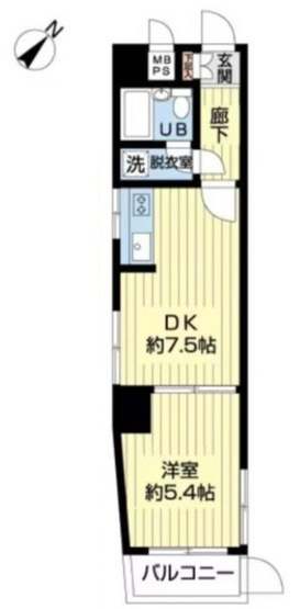 【間取り】 | ライオンズマンション駒込第５ | 東南・南西の３方向に開口部がありますので、陽当たり・通風良好です！