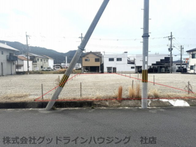 西脇市上野土地１号地（北向き）の前面道路含む現地写真