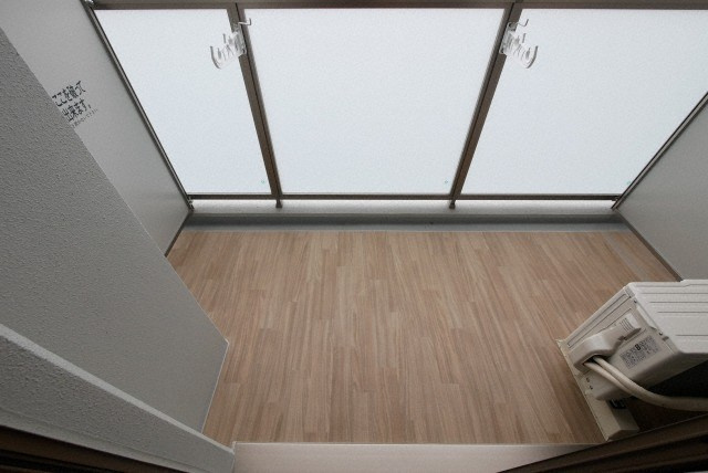 エスリード大阪リエートのバルコニー