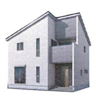 【外観パース】 | 鴻巣松原3期　Livele Garden.S　新築戸建　全5棟　2号棟 | 2号棟