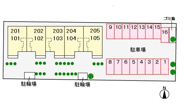 ブリアンジュネスの区画図