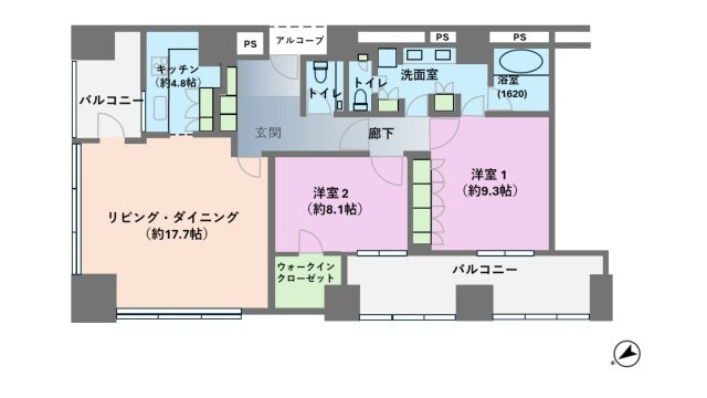 【間取り】 | ＳＡＩＯＮ　ＳＡＫＵＲＡＺＡＫＡ