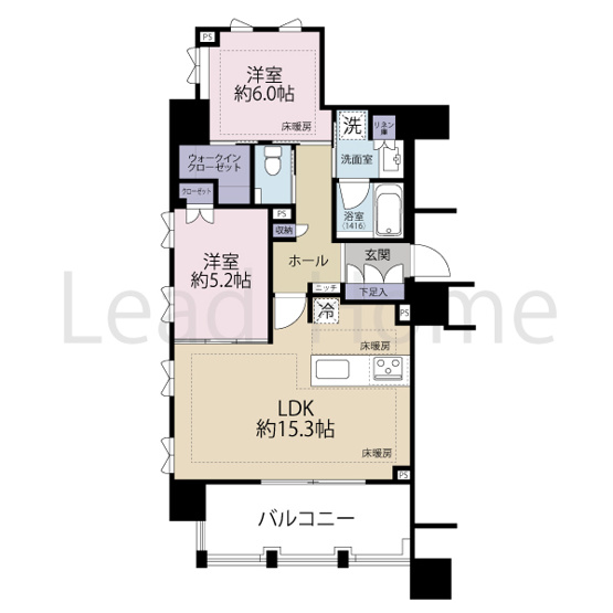 【間取り】 | アトラス麻布十番