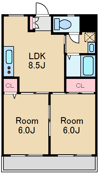メゾンド・クレールの間取り