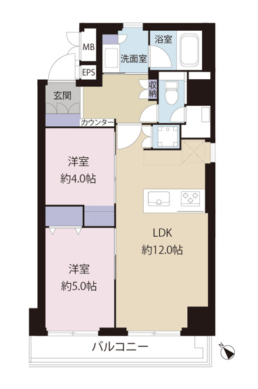 【間取り】 | オリエントニュー赤坂