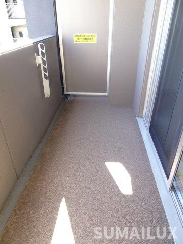 熊本市中央区九品寺６丁目の賃貸マンションのバルコニー