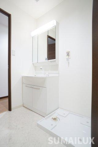 熊本市中央区九品寺６丁目の賃貸マンションの独立洗面台