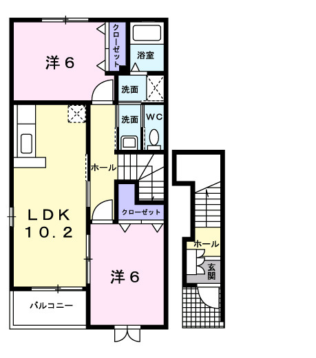 フェリーチェⅠの間取り