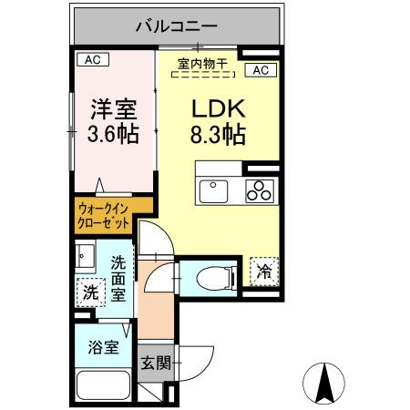 【間取り】 | Dスクエア子安町