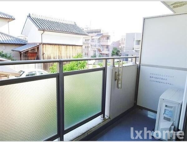 エルカーサ正雀Ⅱのバルコニー|広々としたバルコニーです