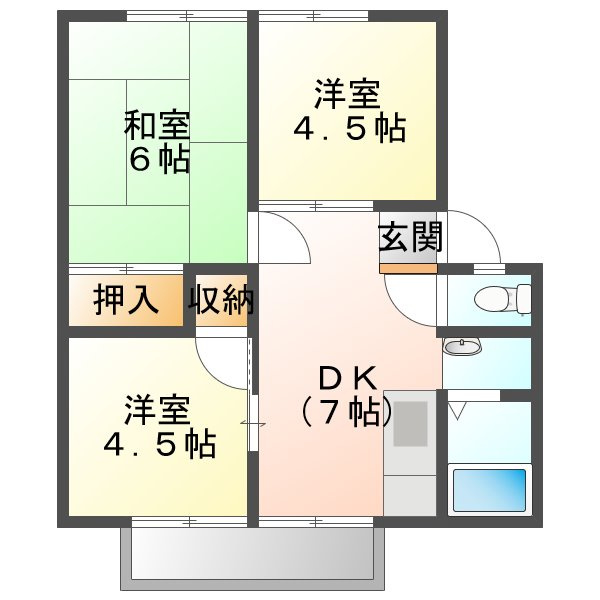 ウィンディアの間取り