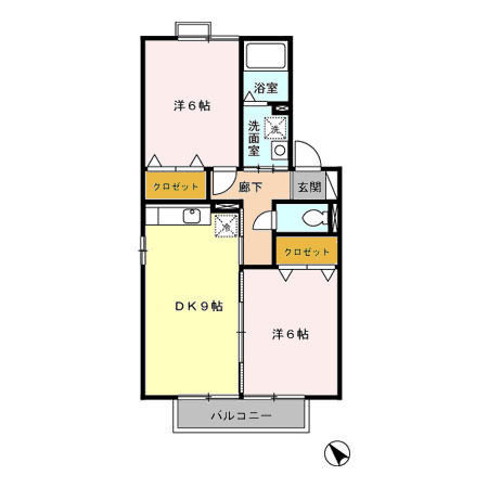 クレール マルシェ　　刈谷市近郊の賃貸ならクラスホーム刈谷店の間取り