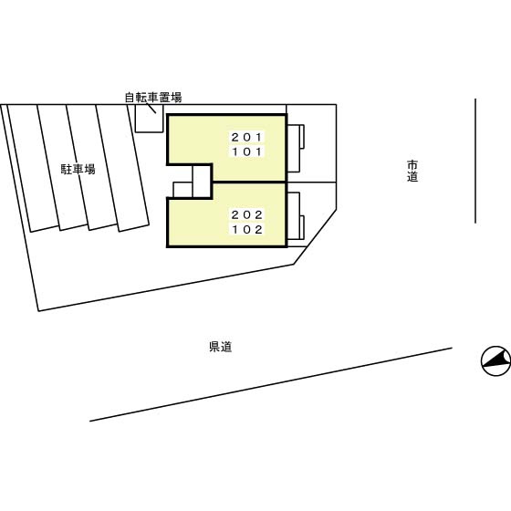 クレール マルシェ　　刈谷市近郊の賃貸ならクラスホーム刈谷店の区画図|同物件の別部屋になります。