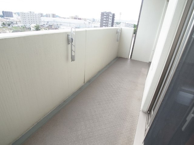 菊池郡菊陽町大字原水の賃貸マンションのバルコニー
