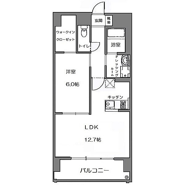菊池郡菊陽町大字原水の賃貸マンションの間取り