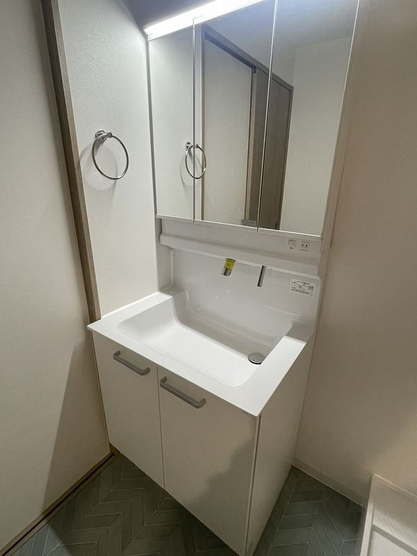 恒陽千石マンションB棟の洗面所|現況優先です