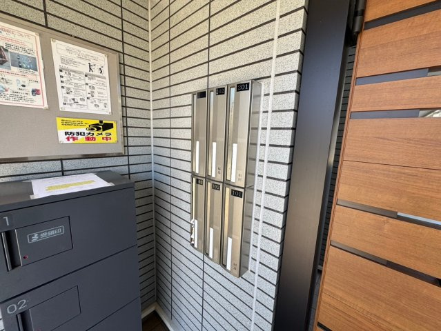 豊中市刀根山４丁目のアパートのバルコニー