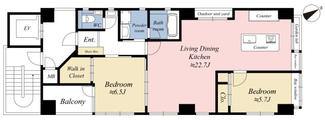 【間取り】 | トリニティーハウス三田