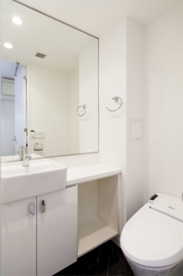 【洗面所】 | 新品家具付きマンション高輪16(KaGood東京)