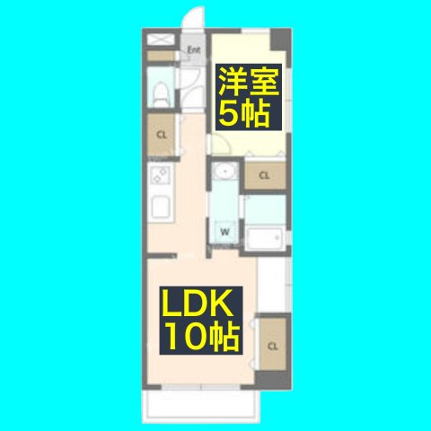 エルザセンティア筒井の間取り